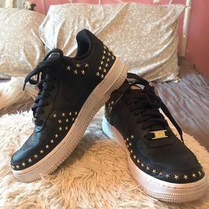 nike air force 1 low star studded